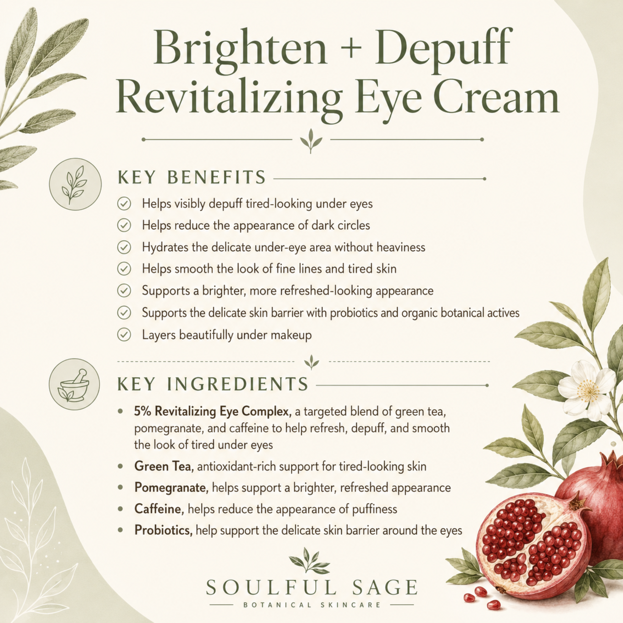 Brighten + Depuff Revitalizing Eye Cream