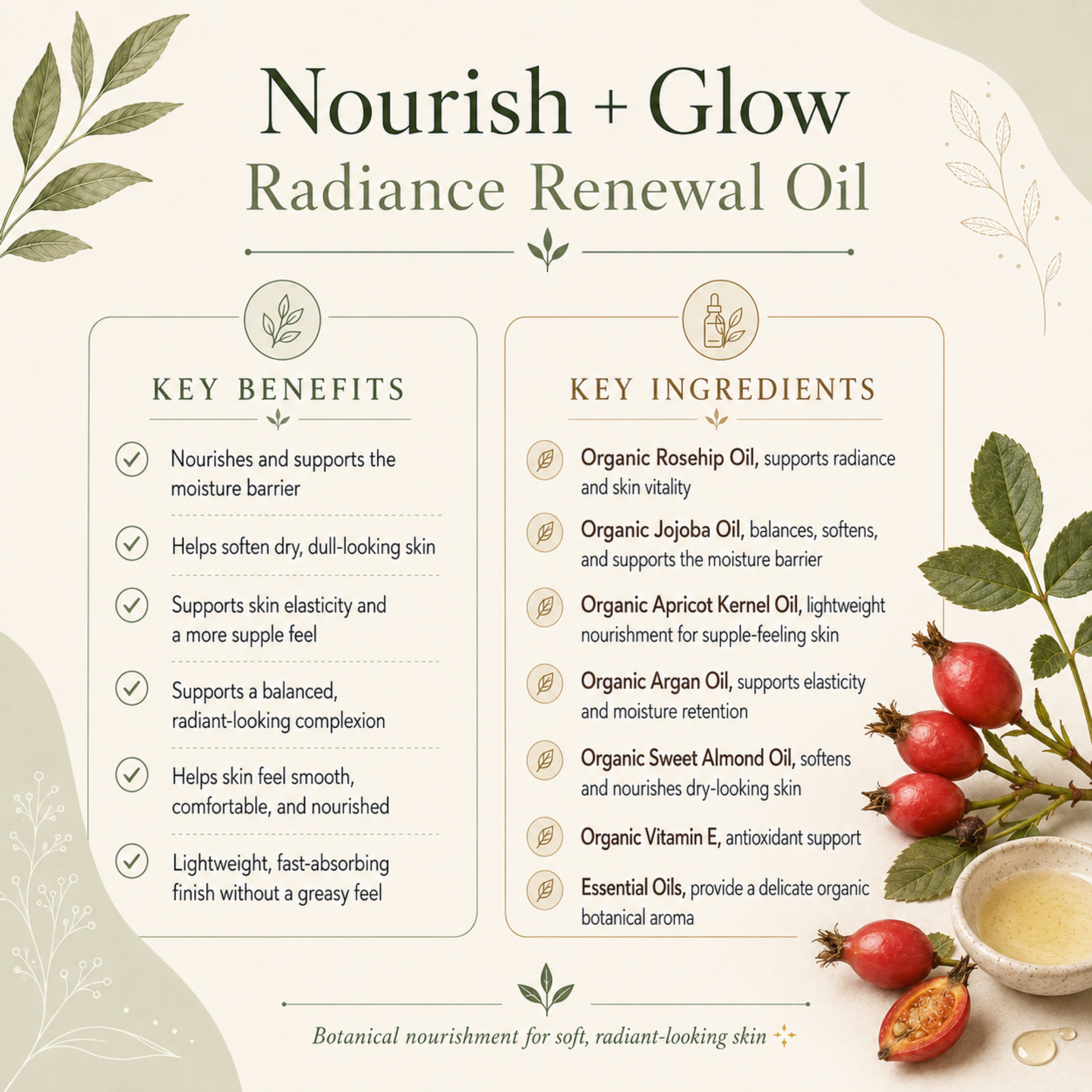 Nourish + Glow Radiance Renewal Oil