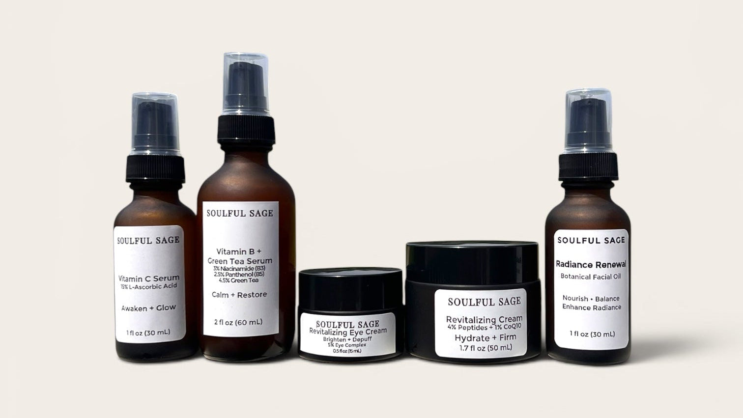 Soulful Sage Signature and Essential Ritual Bundles featured on the homepage