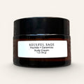 Soulful Sage Smoothing Peptide + Ceramide Body Cream for dry, mature, crepey-looking skin
