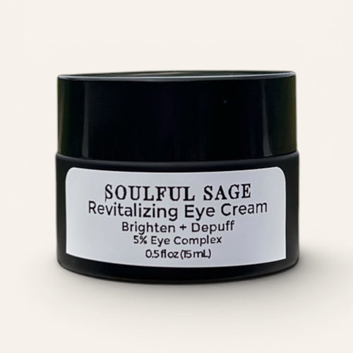 Soulful Sage Revitalizing Eye Cream for puffiness dark circles and fine lines